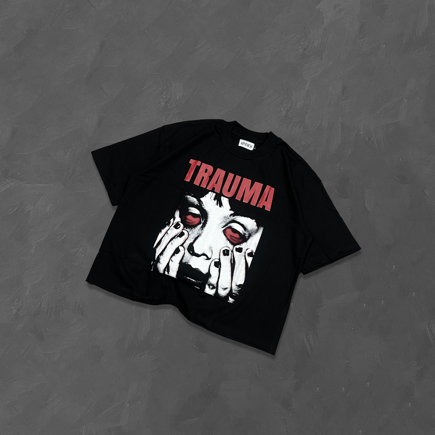 Spades Trauma Boxy Crop Tee