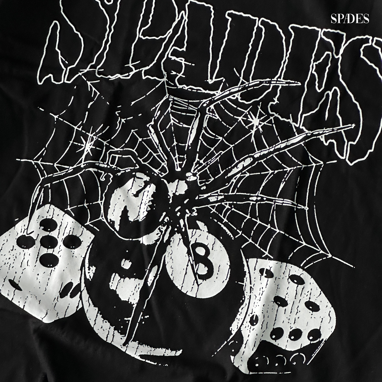 Web of Fate Box Tee Black