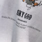 Spades Sky God Boxy Tee White