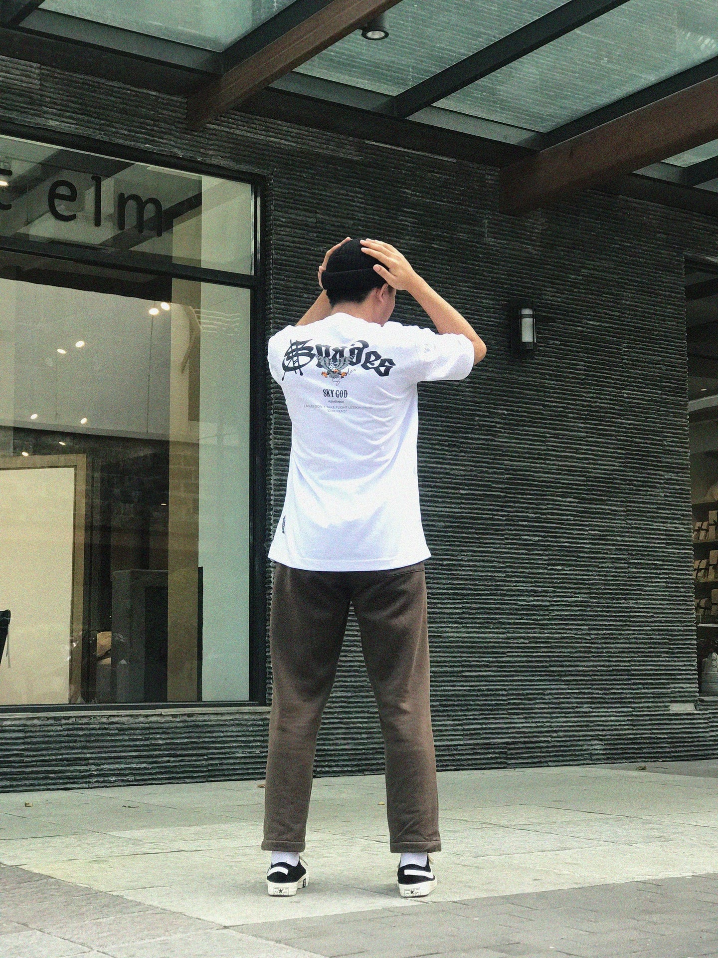 Spades Sky God Boxy Tee White