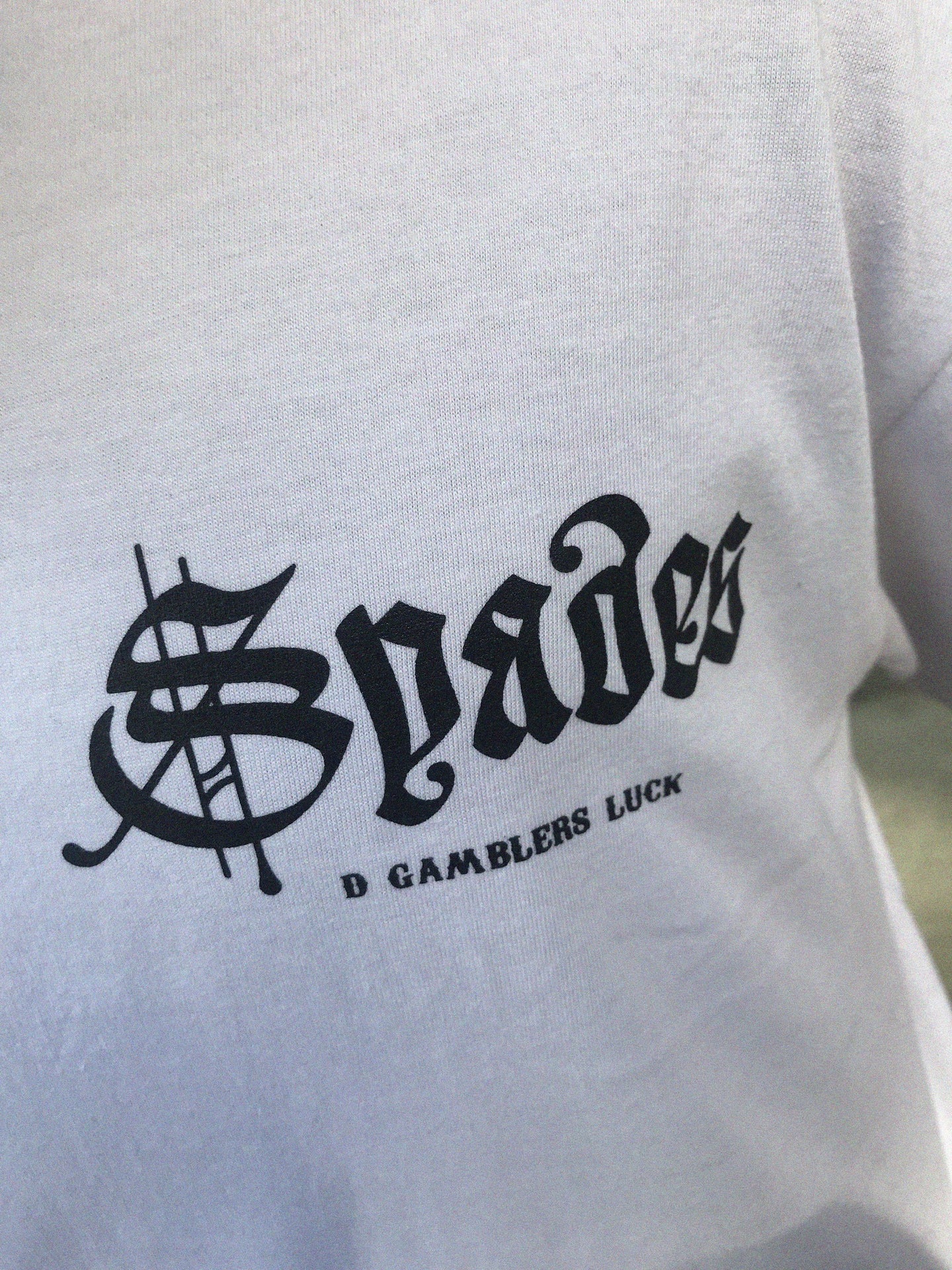 Spades Sky God Boxy Tee White