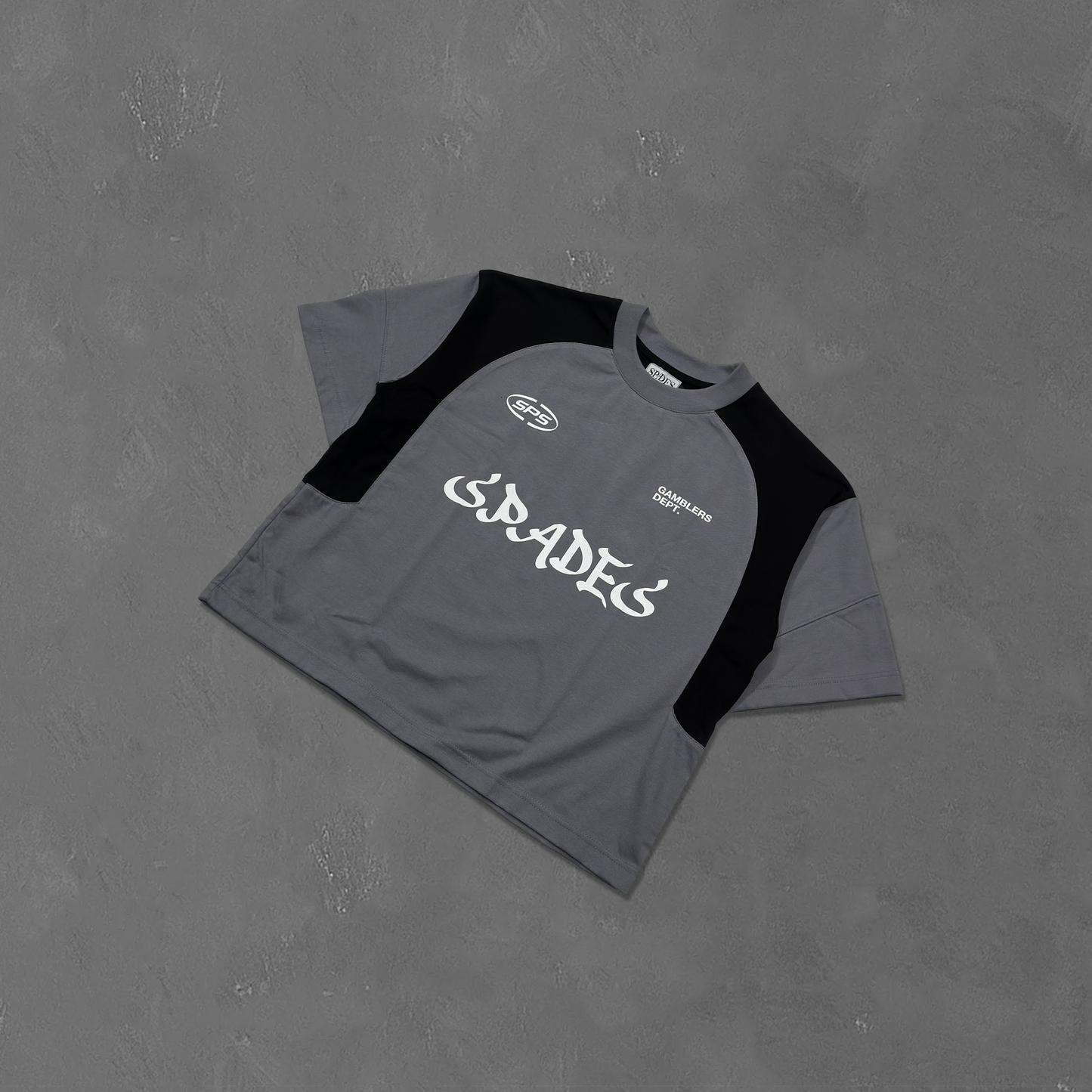 Spades Gamblers Dept. Boxy Crop Tee