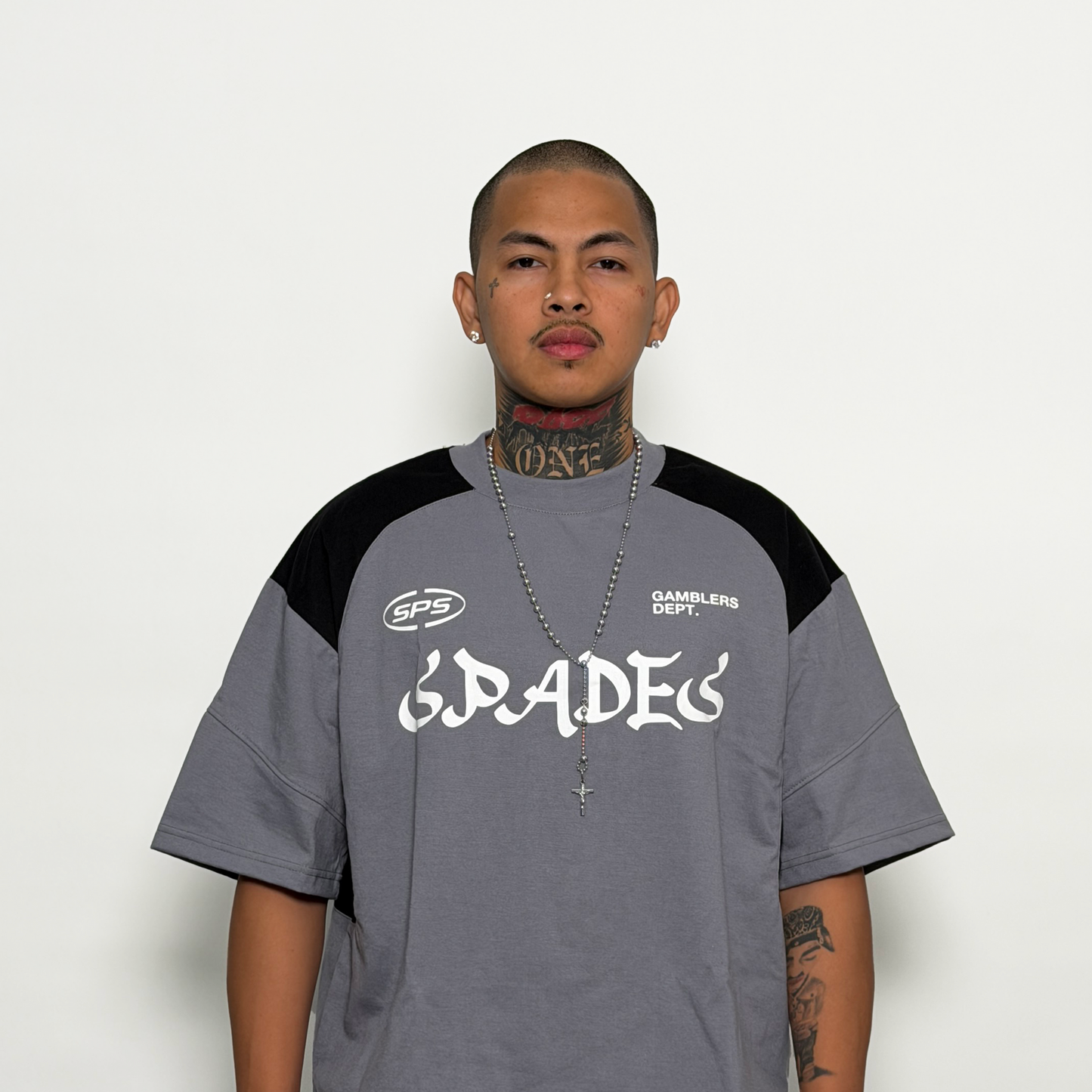 Spades Gamblers Dept. Boxy Crop Tee