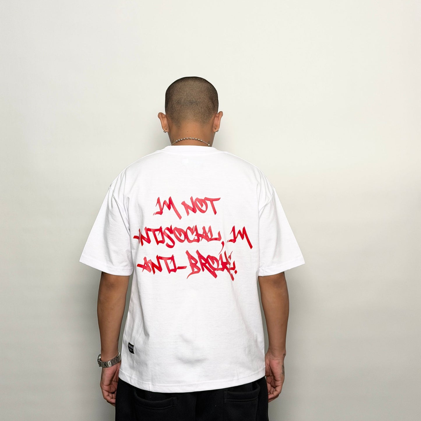 Spades No Broke Zone Boxy Crop Tee