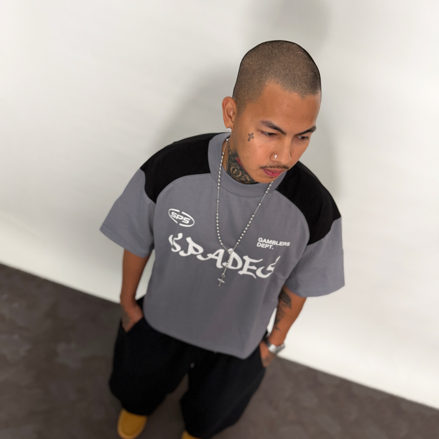 Spades Gamblers Dept. Boxy Crop Tee