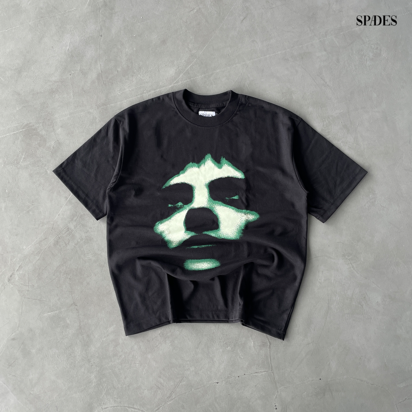 Spades The Unknown Boxy Tee Black