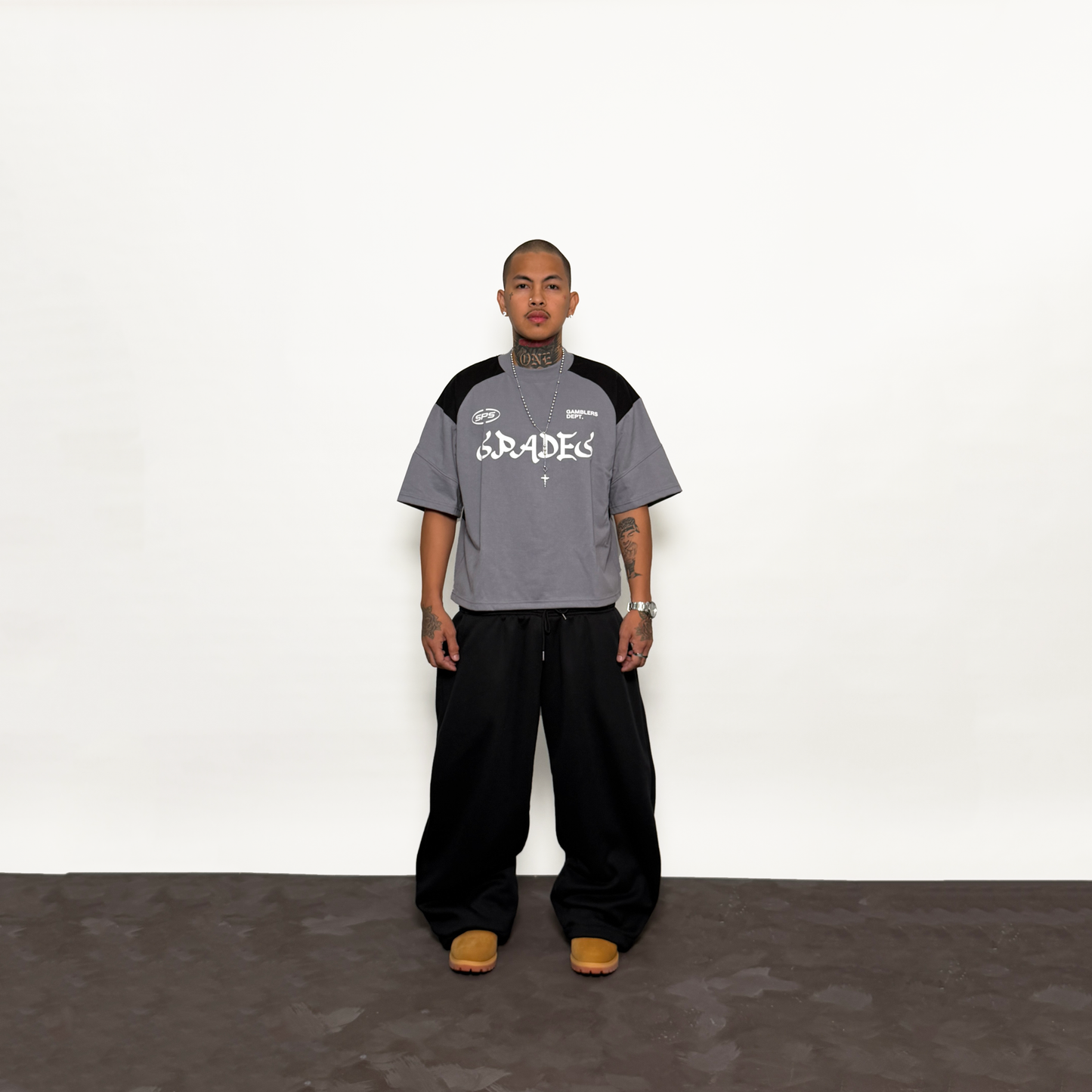 Spades Gamblers Dept. Boxy Crop Tee