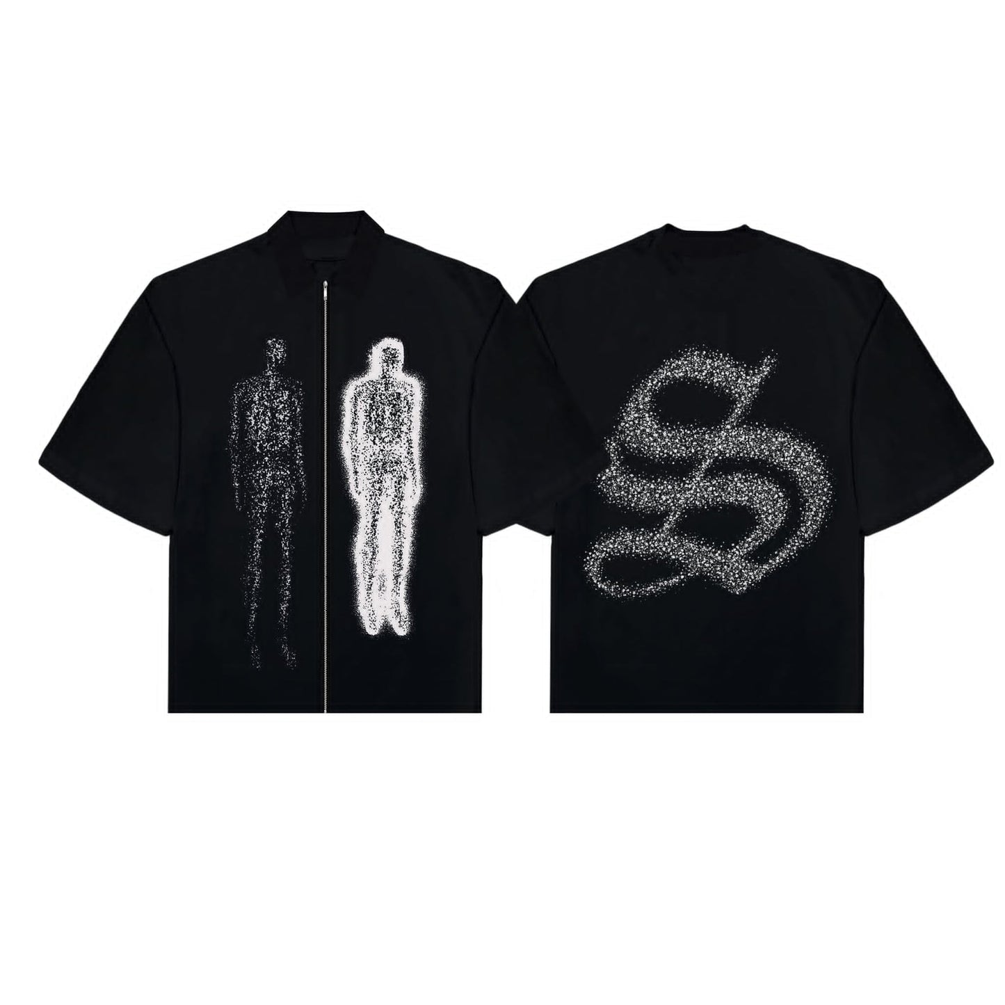 Spades Shadow Serpent Box Tee Polo Pique