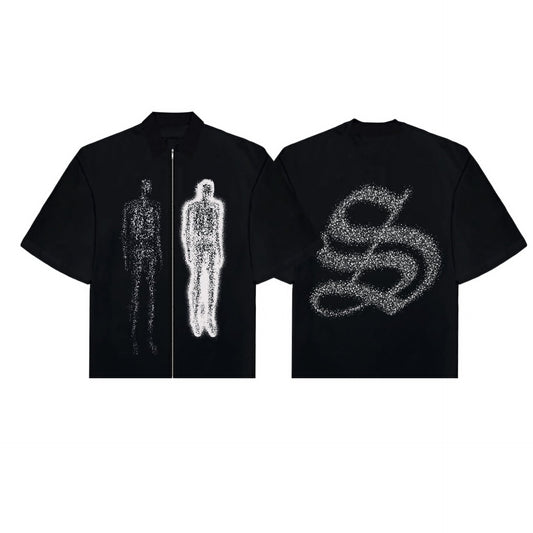 Spades Shadow Serpent Box Tee Polo Pique