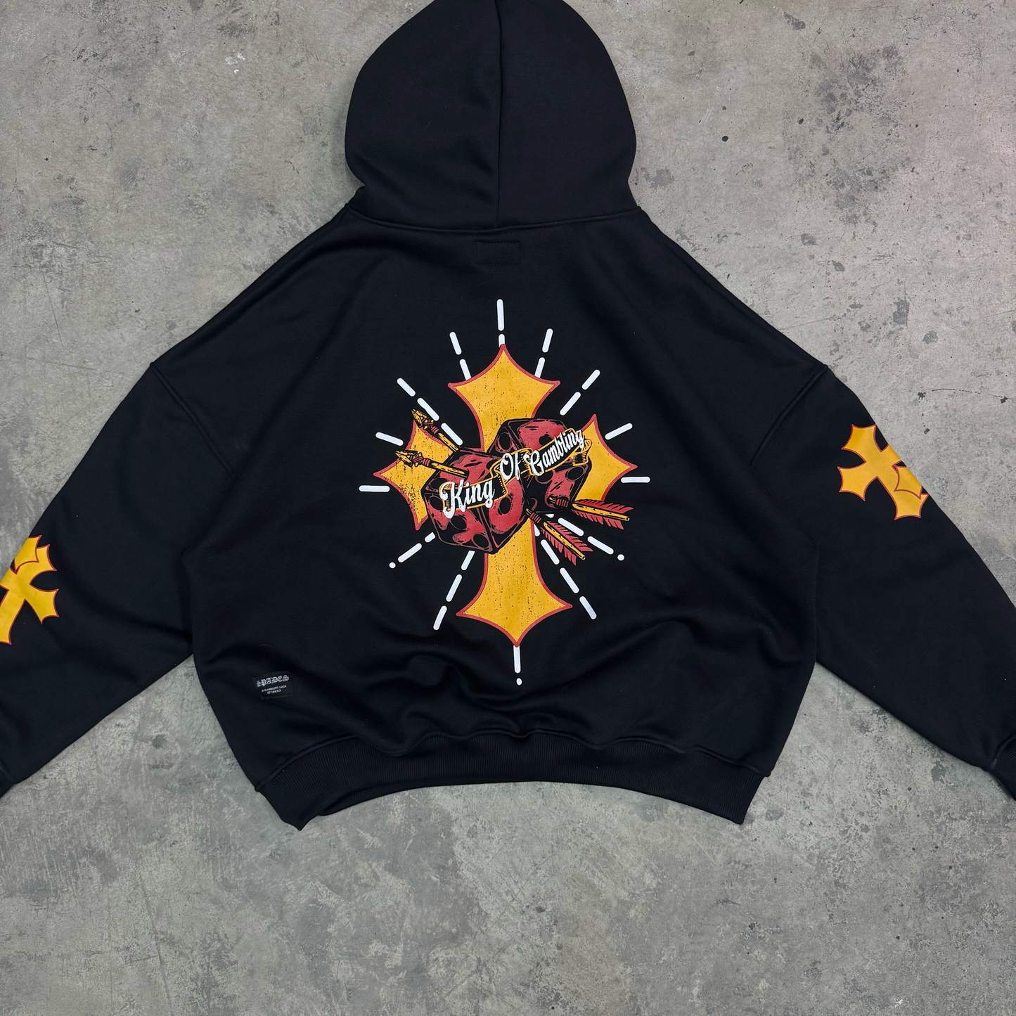 Spades Cross Blaze Boxy Crop Hoodie