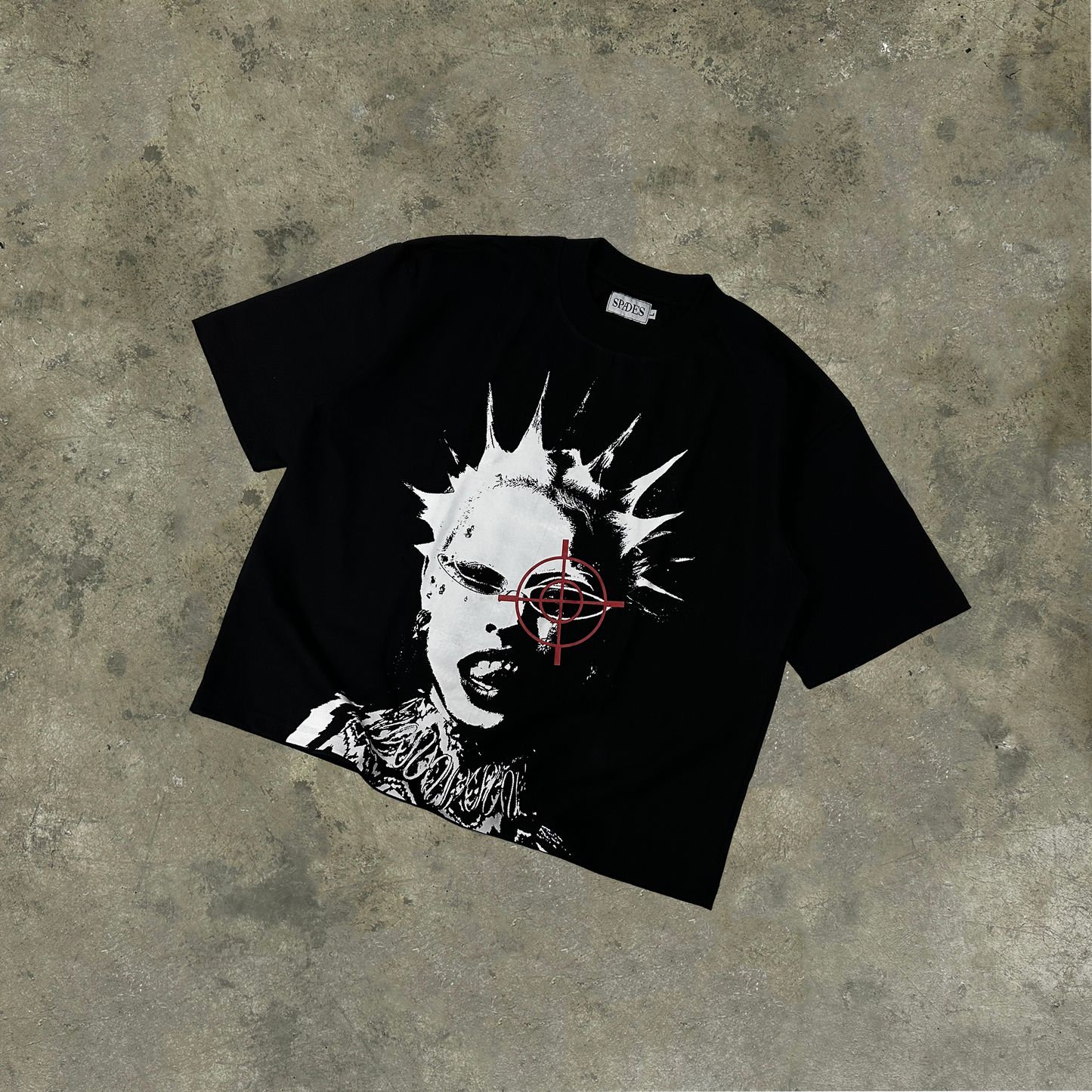 Punk Anarchy Boxy Crop Tee