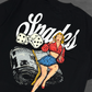 Spades Pin Up Fortune Boxy Crop Tee