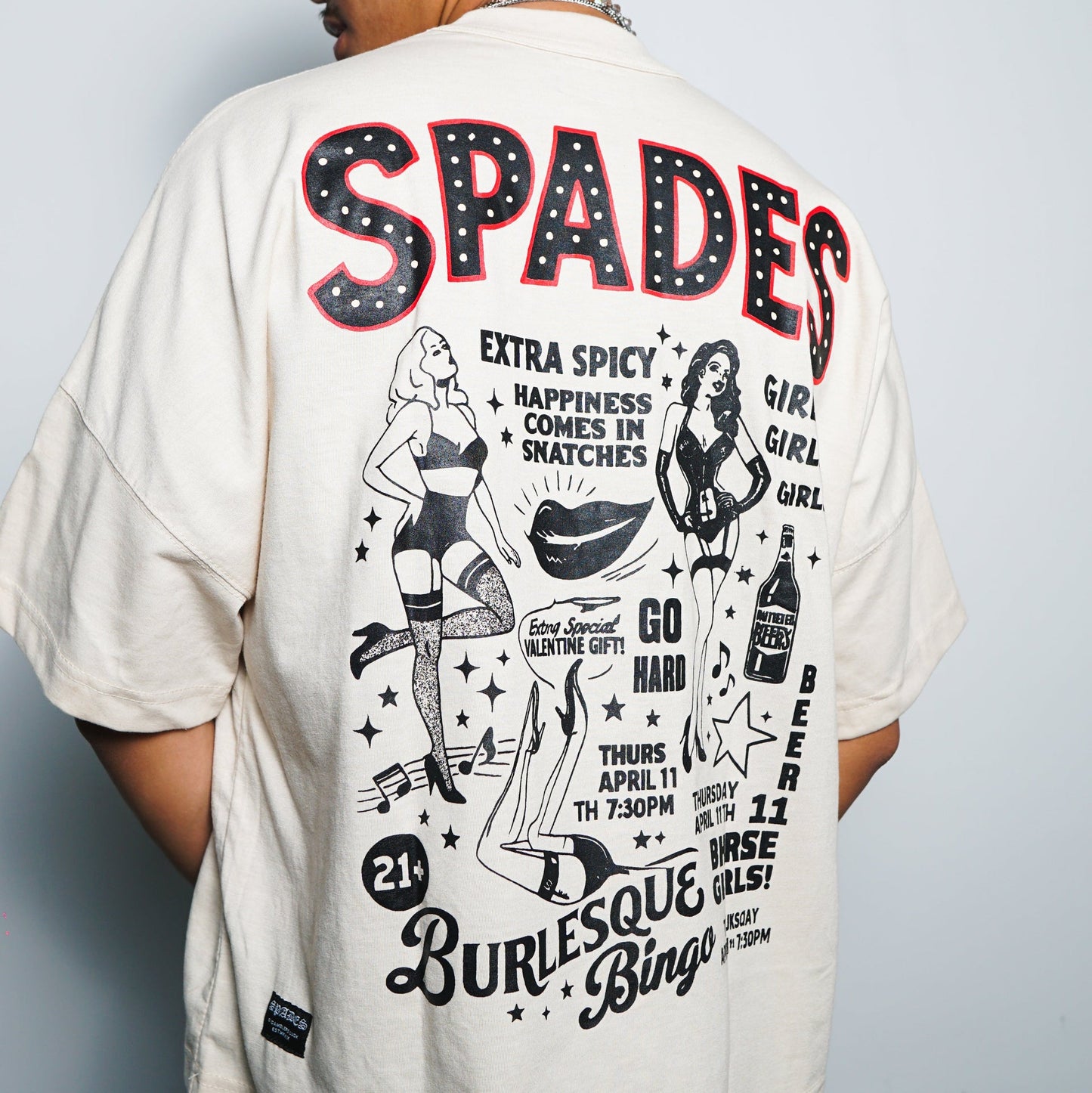 Spades Bingo Night Boxy Crop Tee