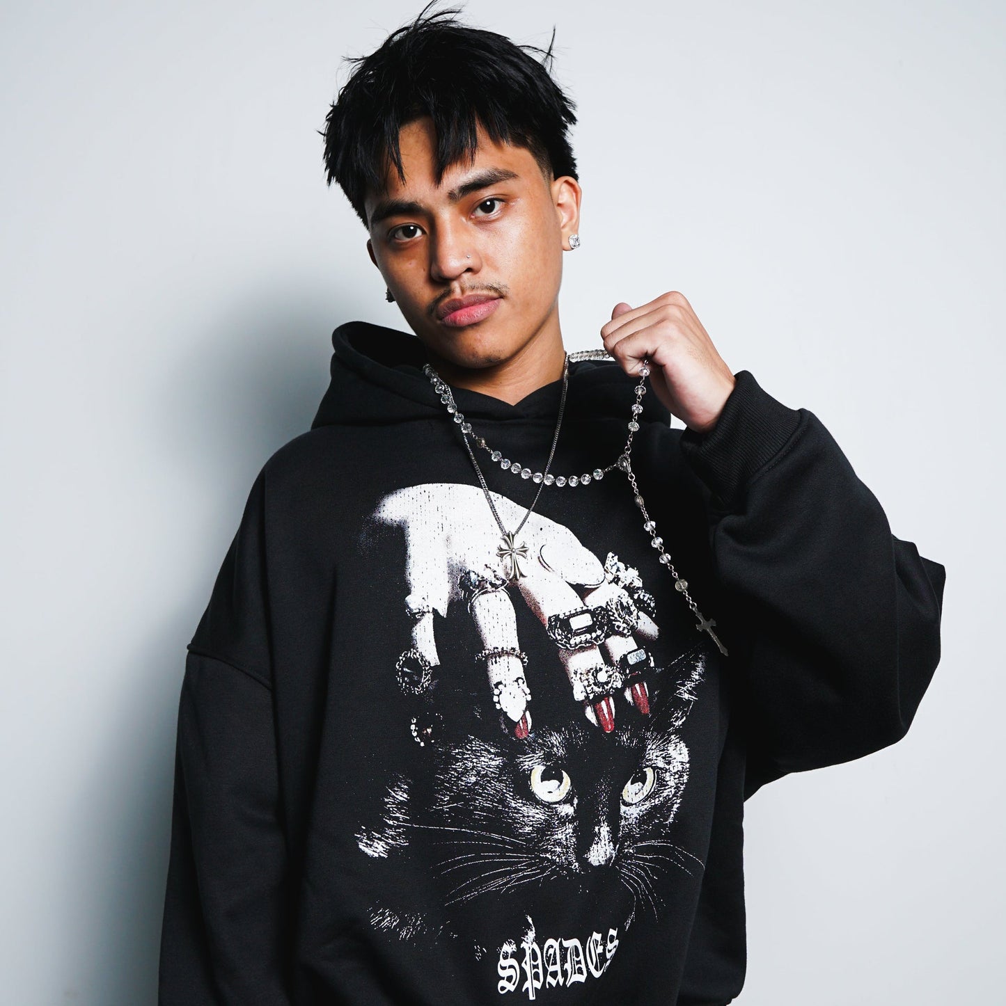 Spades No Superstition Boxy Hoodie