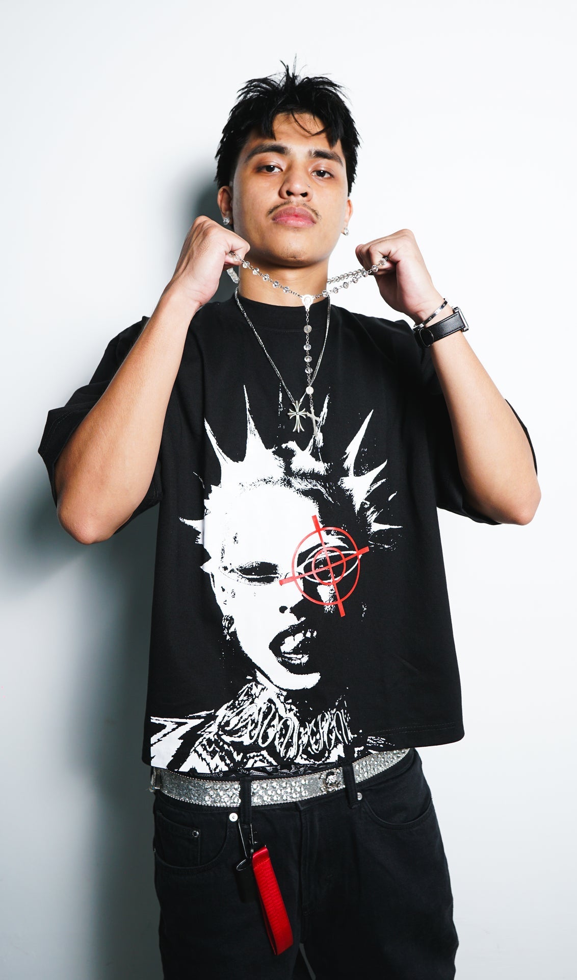 Punk Anarchy Boxy Crop Tee