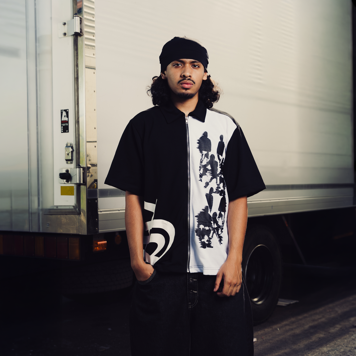 Spades Distorted Crew Box Tee Polo Pique