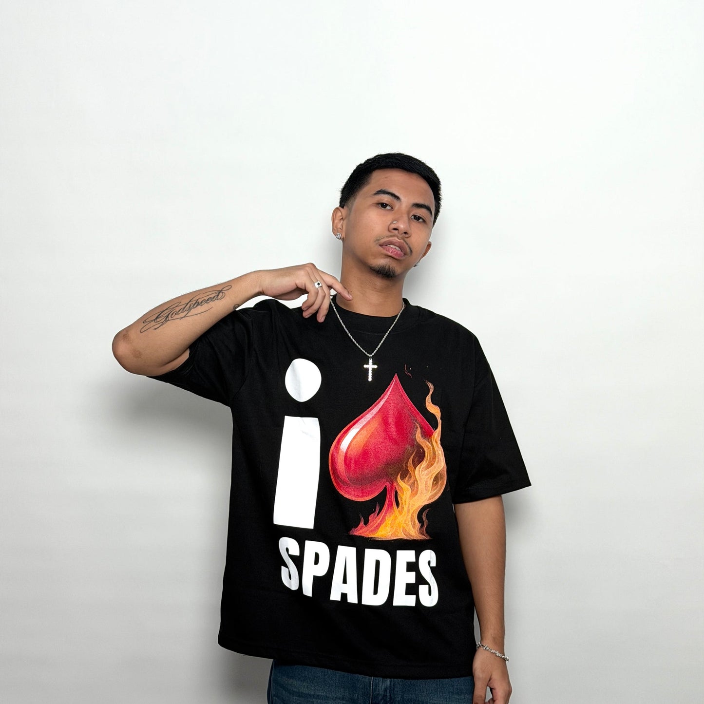 Spades Flaming Love Box Tee