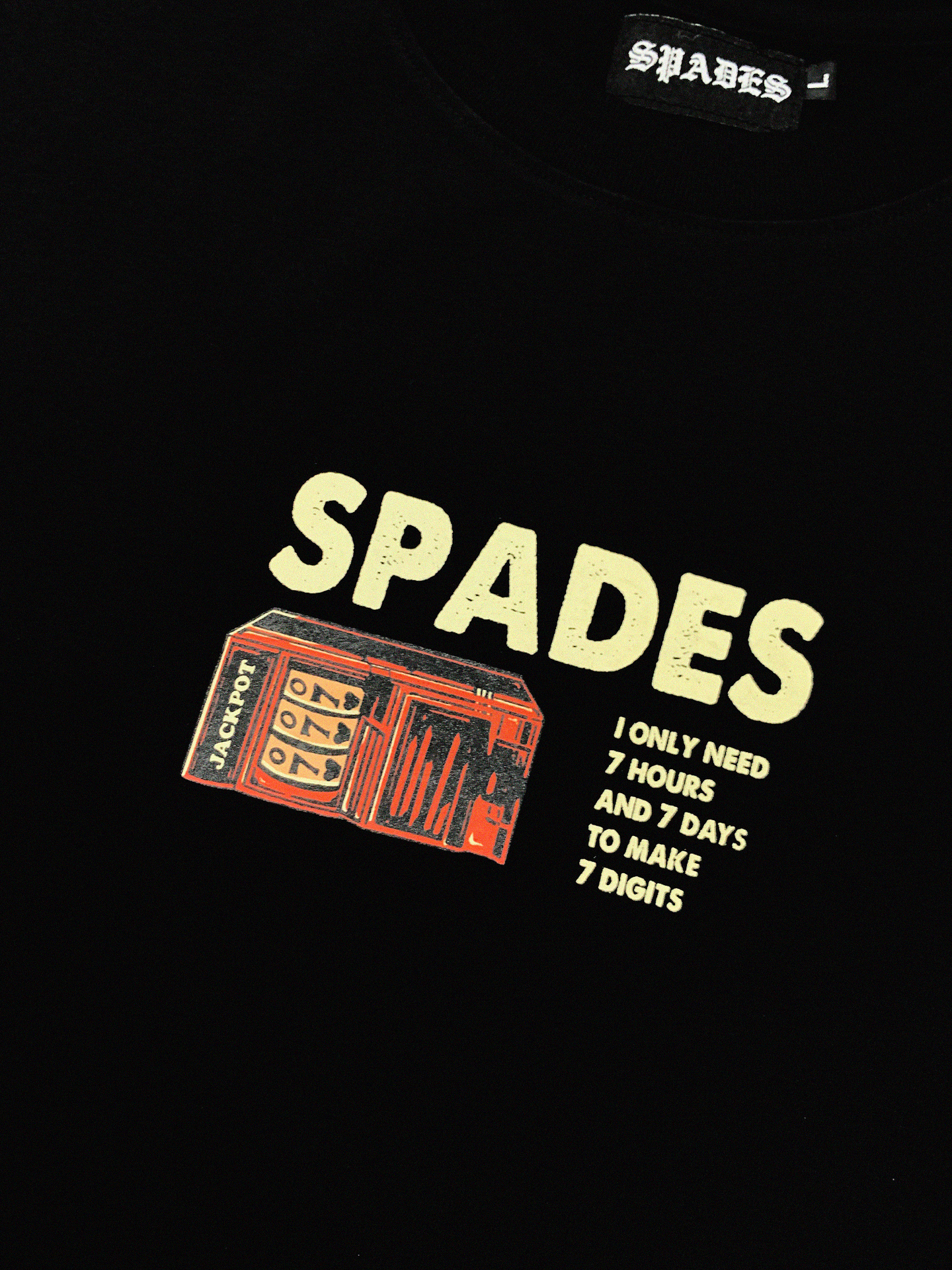 Spades How much Black T-shirt