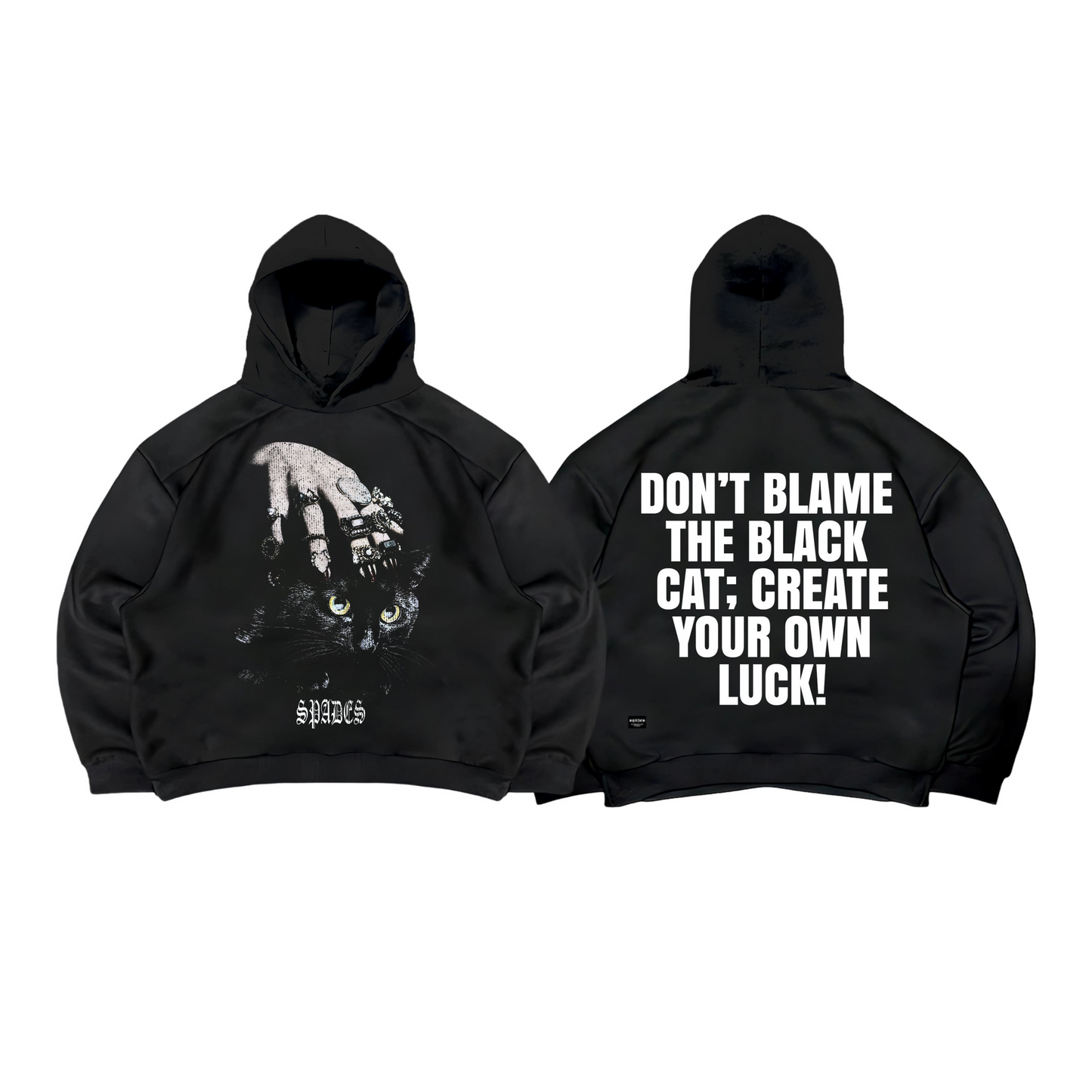 Spades No Superstition Boxy Hoodie