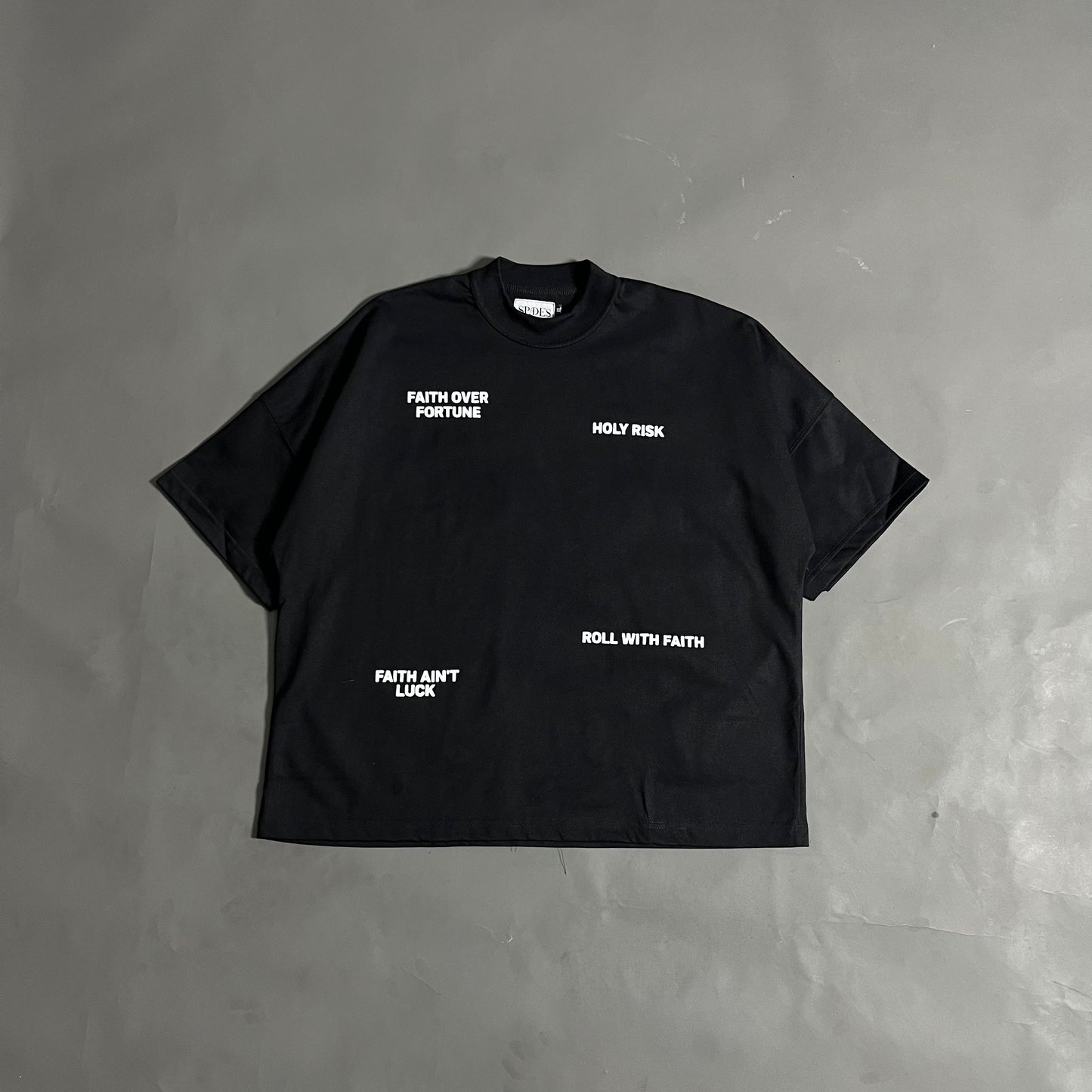 Spades Chrome Faith Boxy Crop Tee