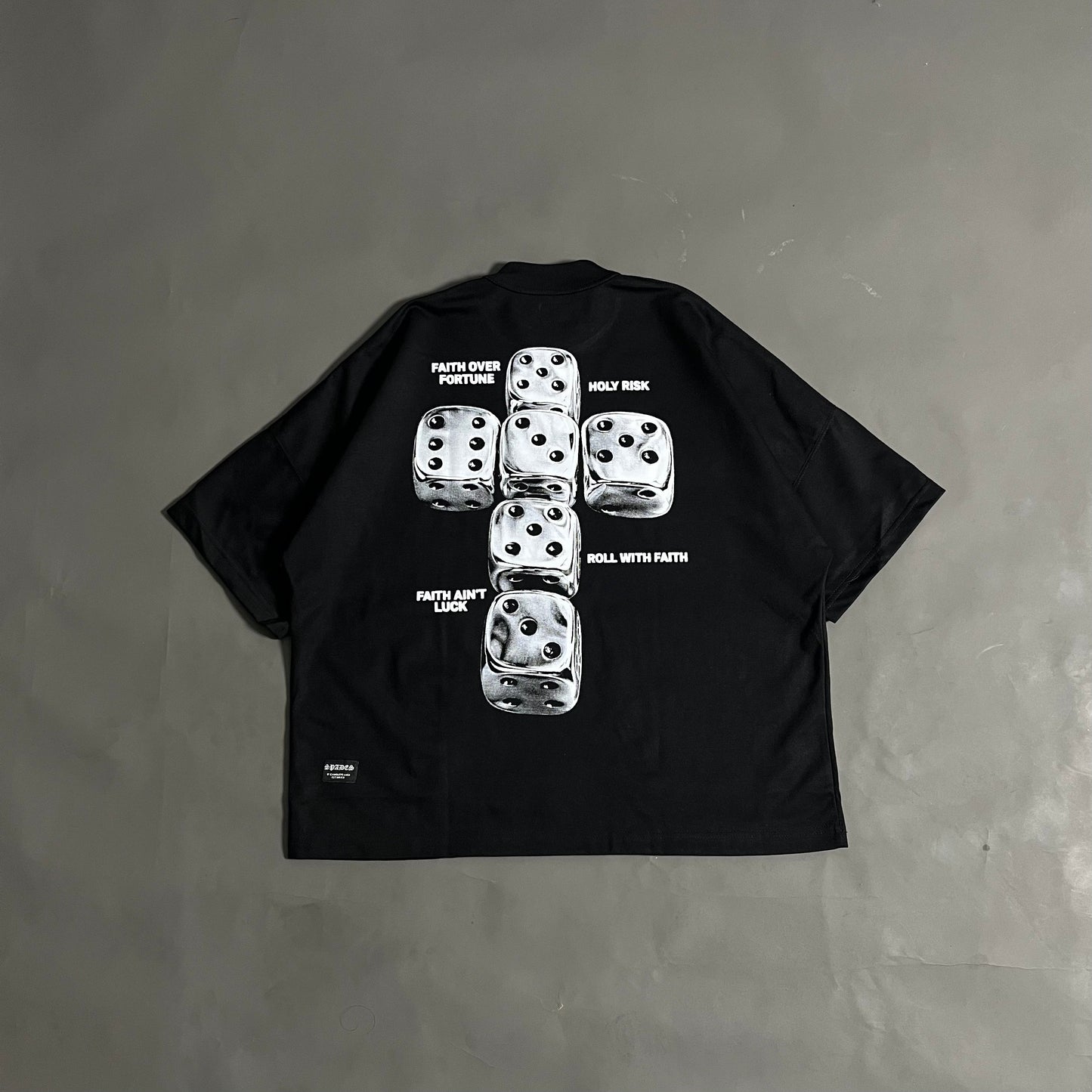 Spades Chrome Faith Boxy Crop Tee