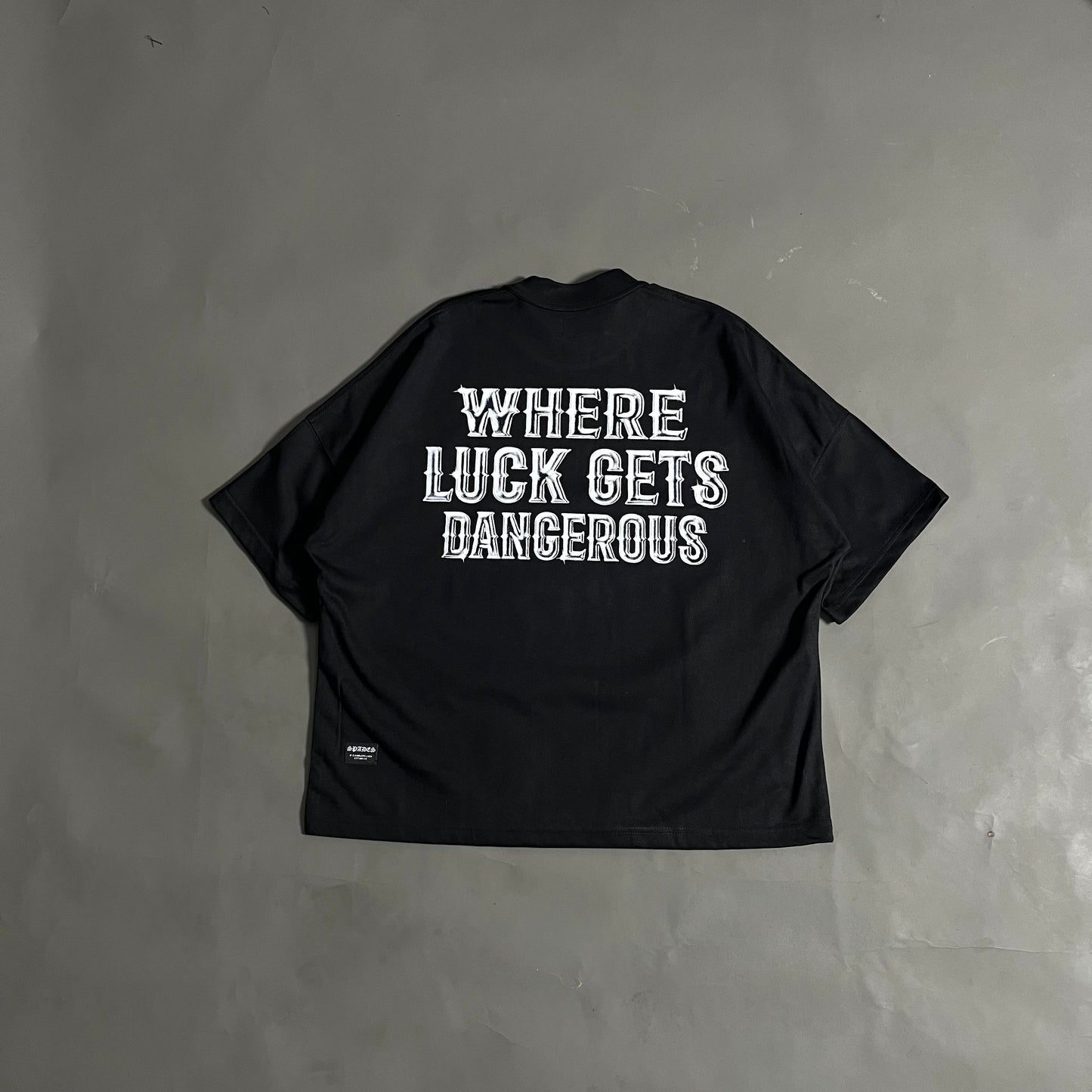 Spades Silver Tongue Boxy Crop Tee