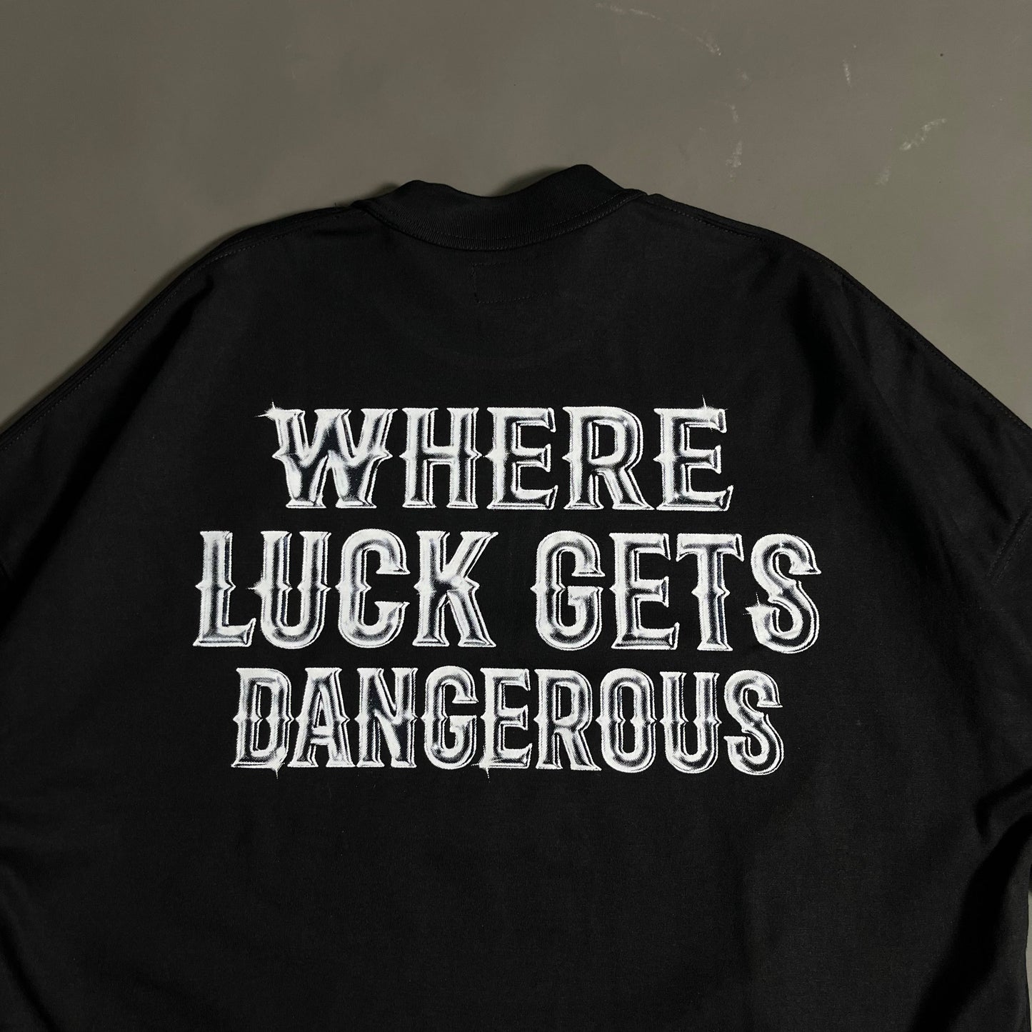 Spades Silver Tongue Boxy Crop Tee