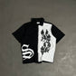 Spades Distorted Crew Box Tee Polo Pique