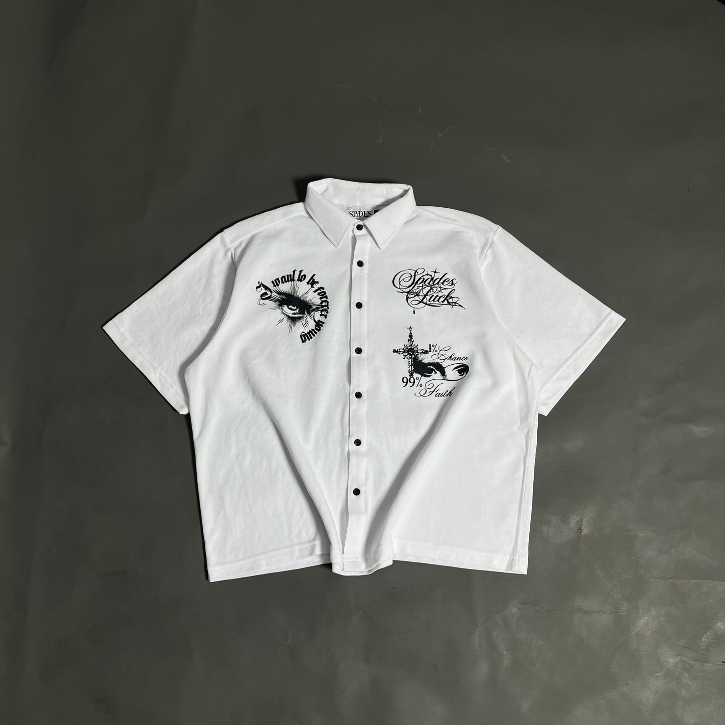 Spades Doctrine Boxy Crop Polo