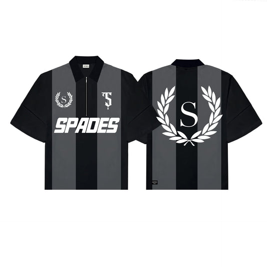 Monarch Mode Boxy Crop Jersey Polo