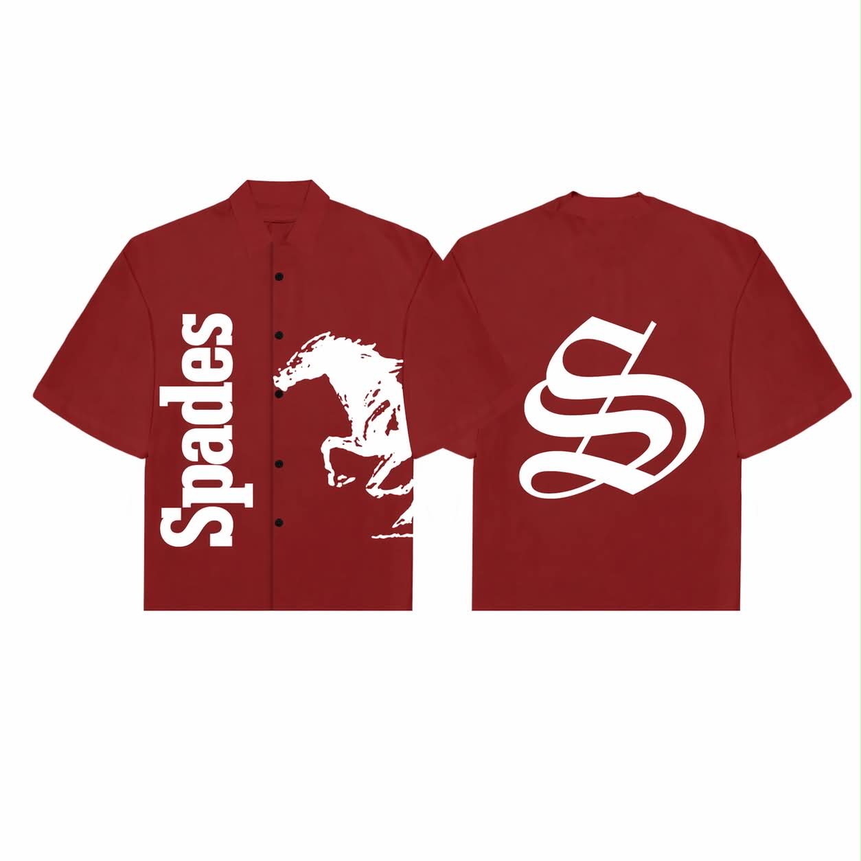 Spades Untamed Boxy Crop Polo