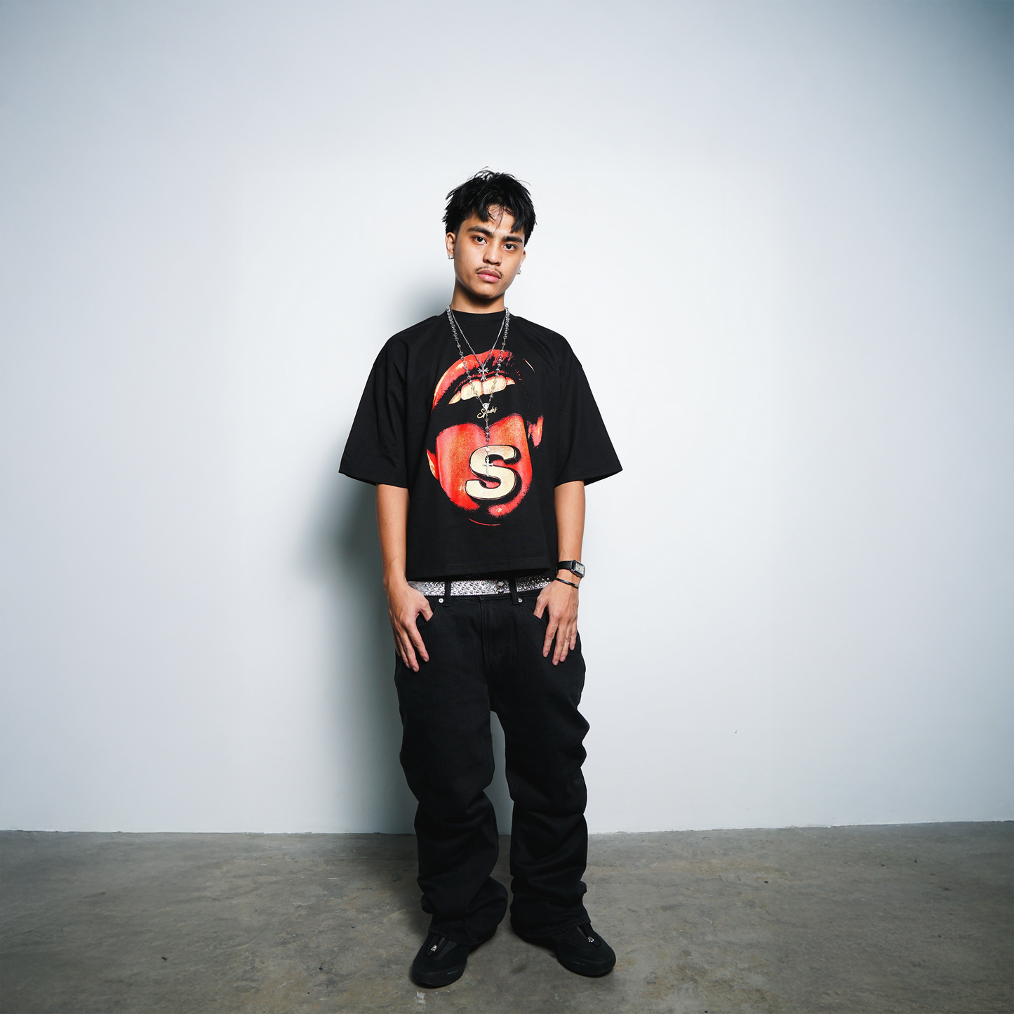 Spades Seduction Boxy Crop Tee