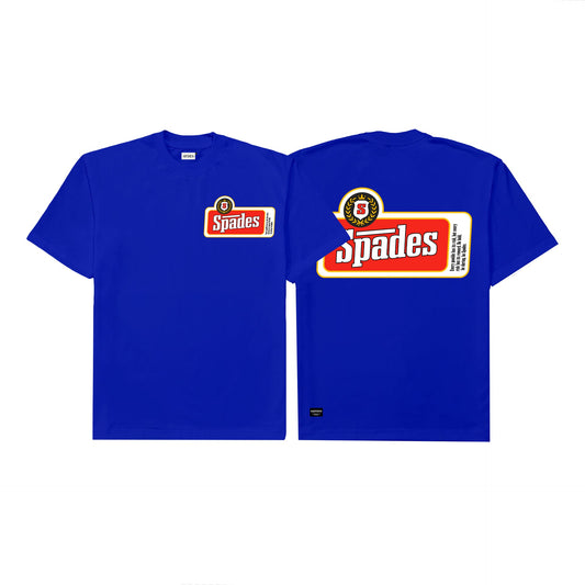 Spades Dynamic Play Boxy Tee Royal Blue