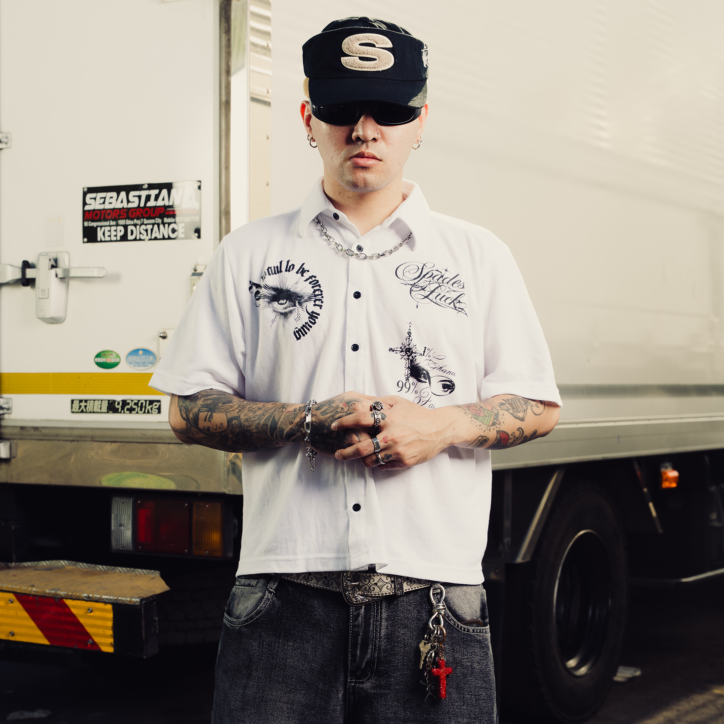 Spades Doctrine Boxy Crop Polo