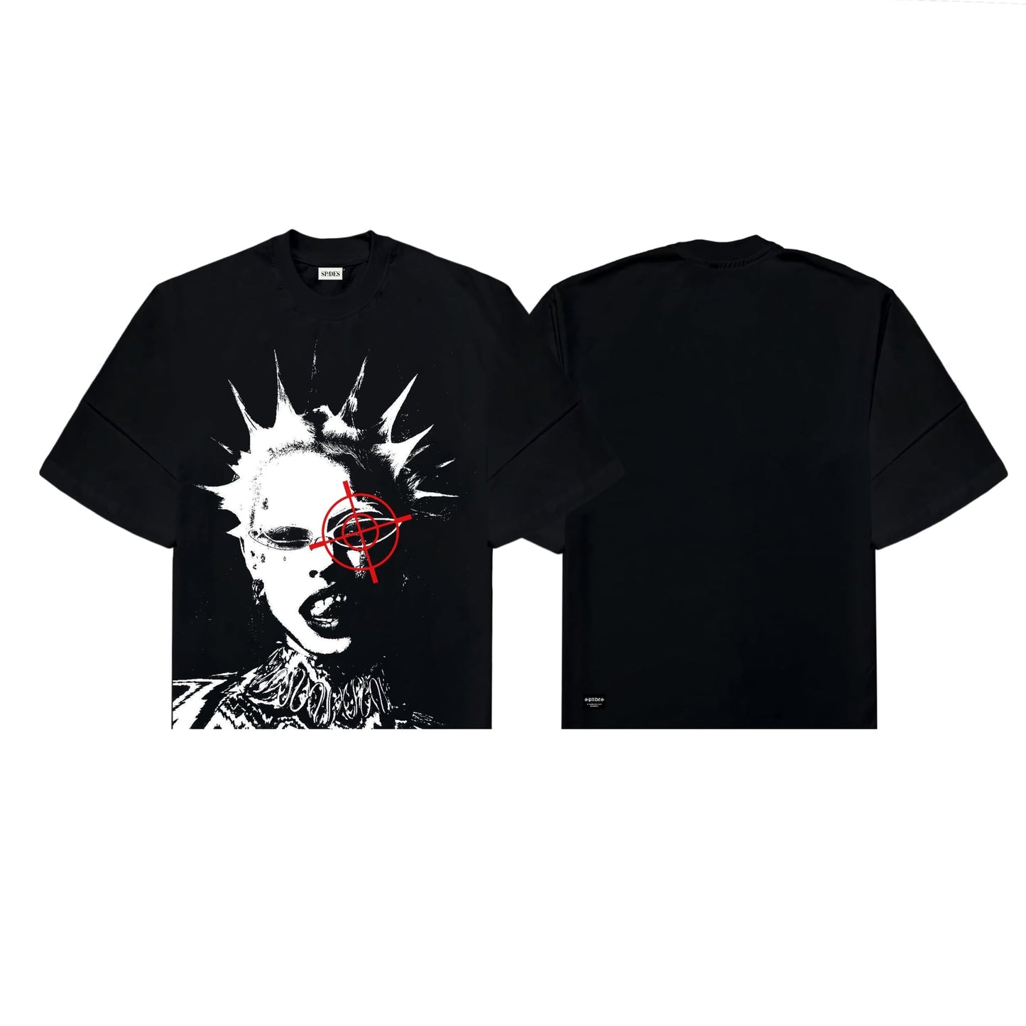 Punk Anarchy Boxy Crop Tee