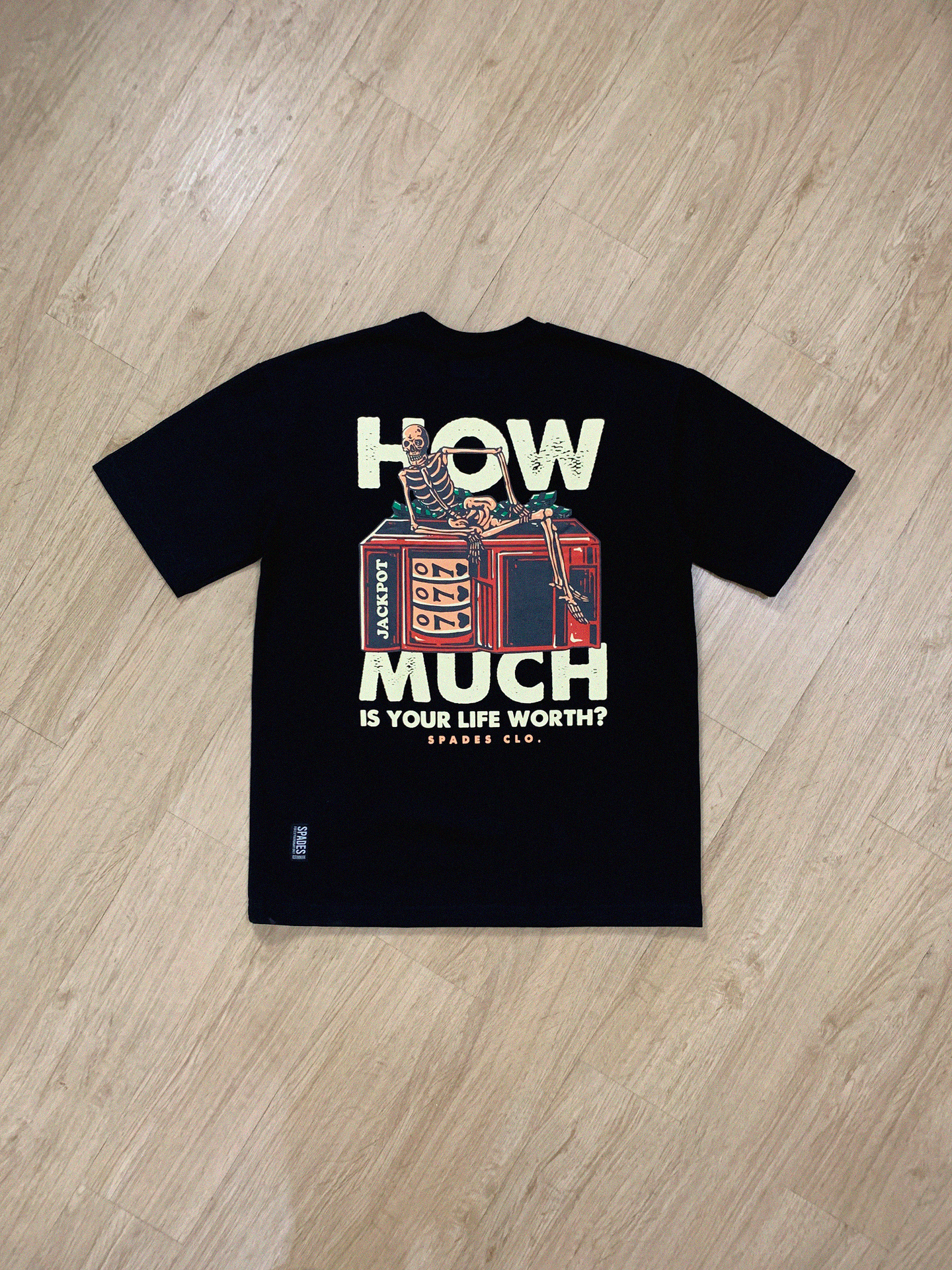 Spades How much Black T-shirt