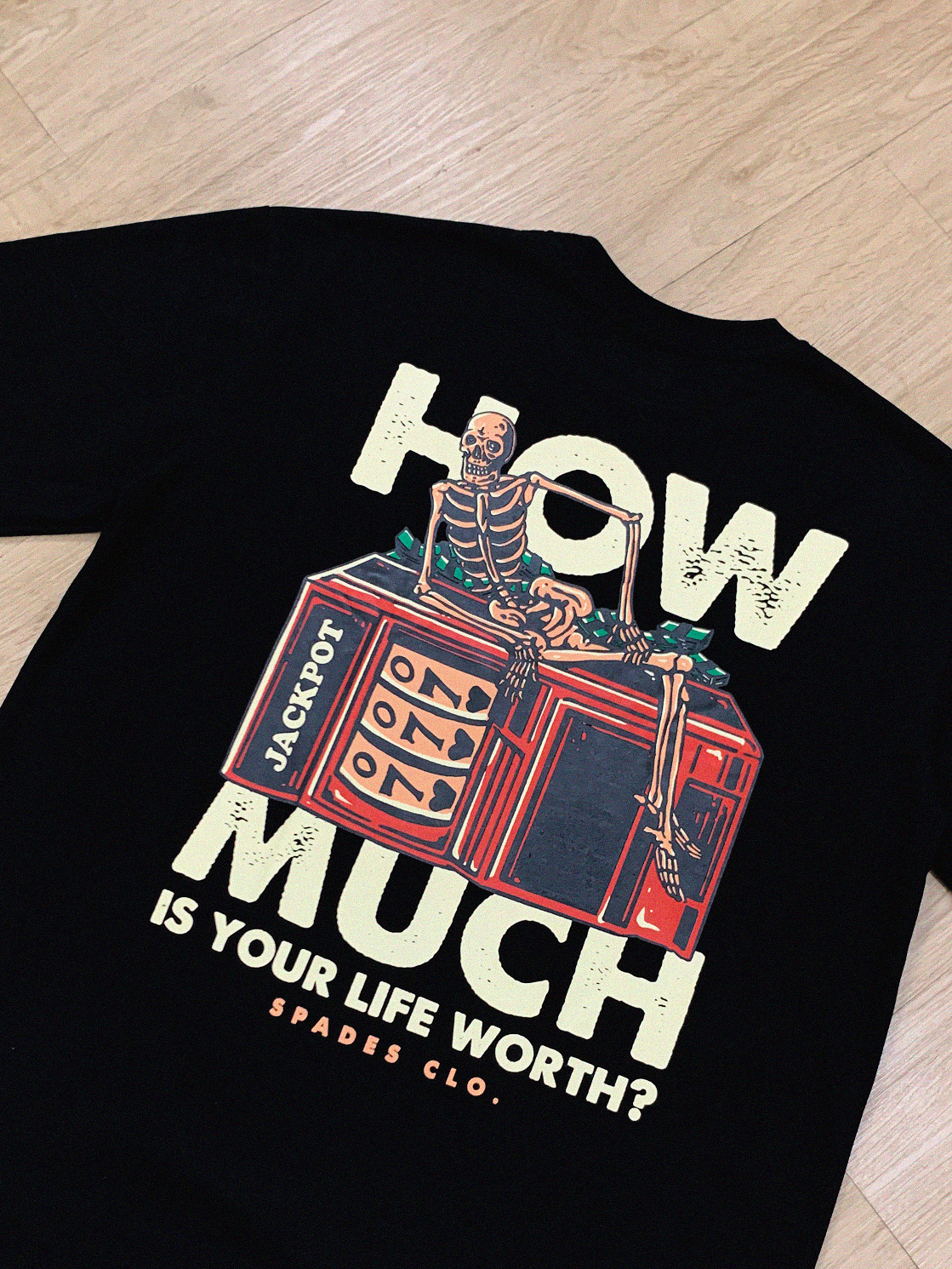 Spades How much Black T-shirt