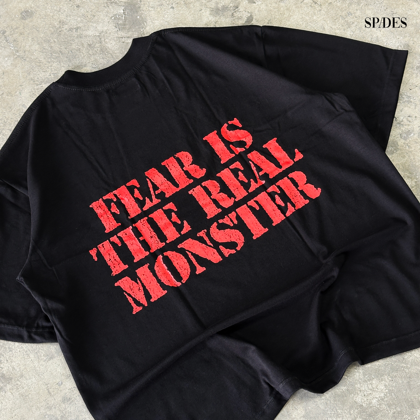 Masked Courage Box Tee Black