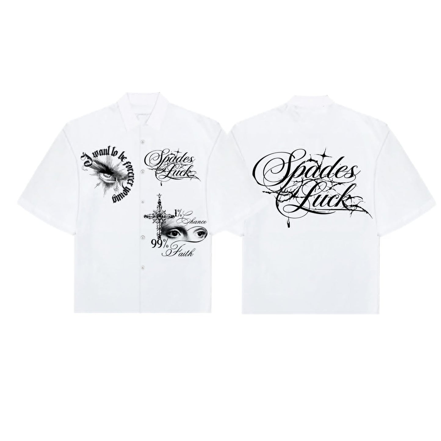 Spades Doctrine Boxy Crop Polo