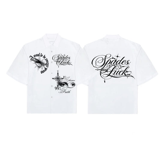 Spades Doctrine Boxy Crop Polo